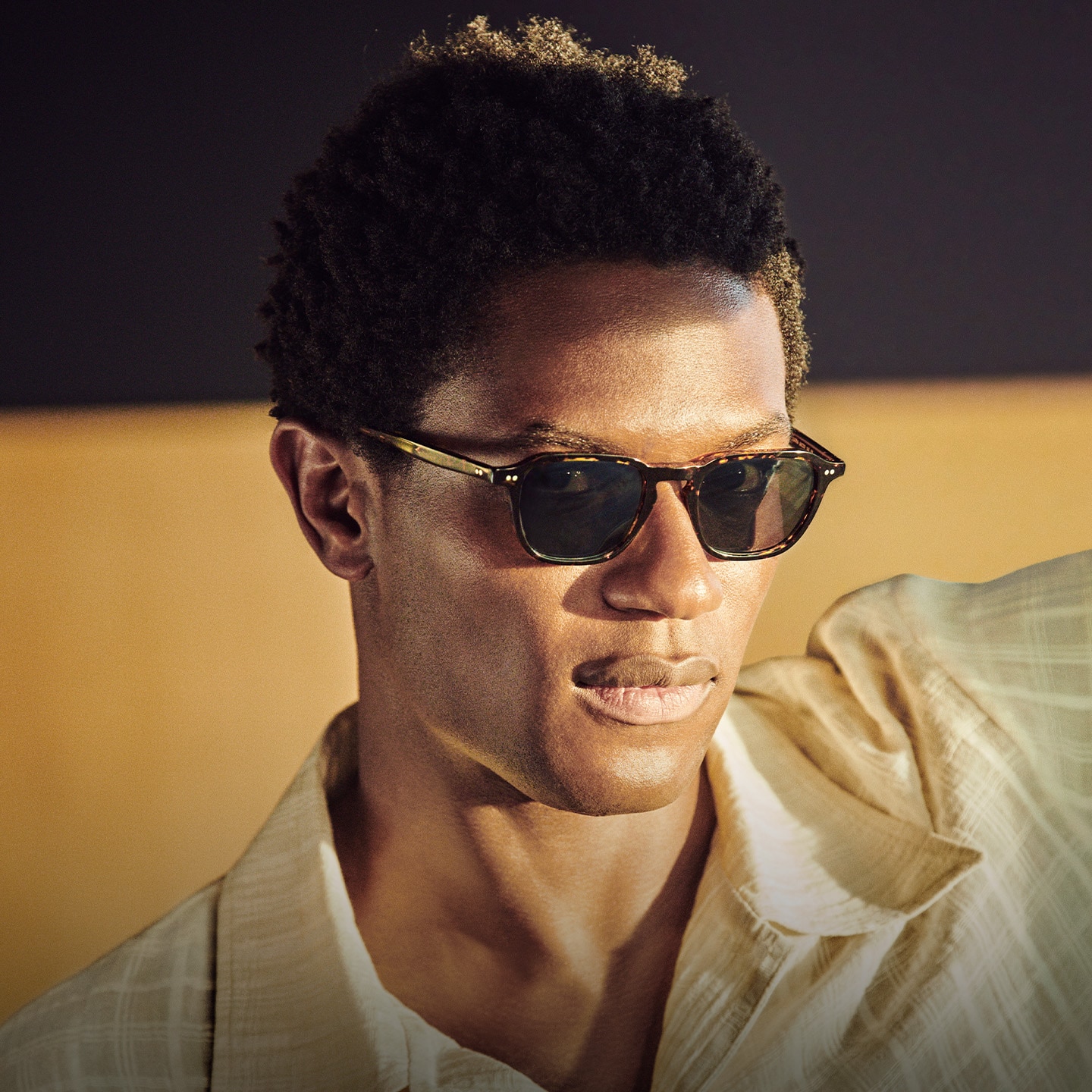 Emryn featured in Tokyo Tortoise with Carbon Grey lenses.