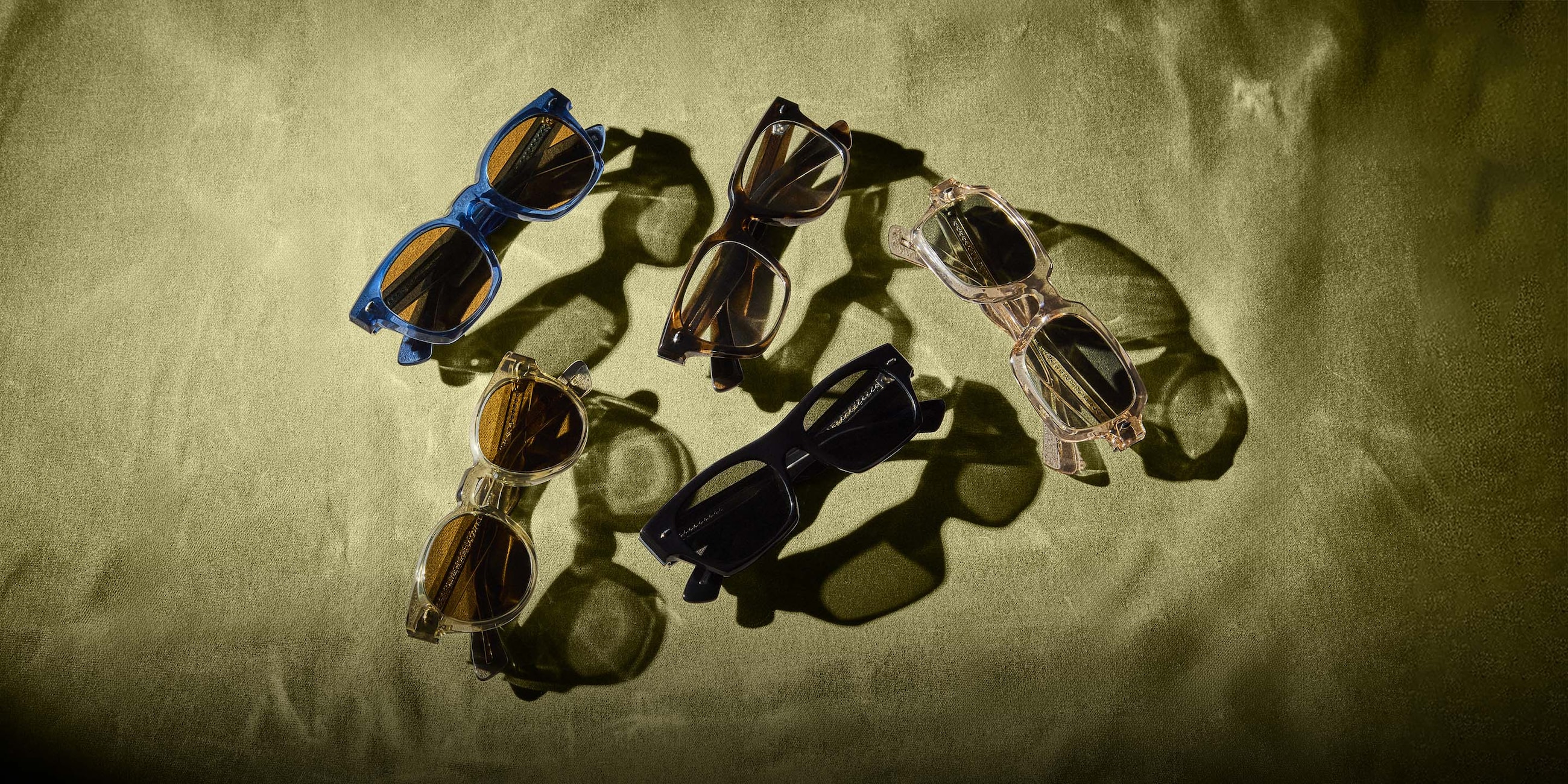 The bold shapes and exquisite colorways of the Nineteen Sixties collection are seen on full display