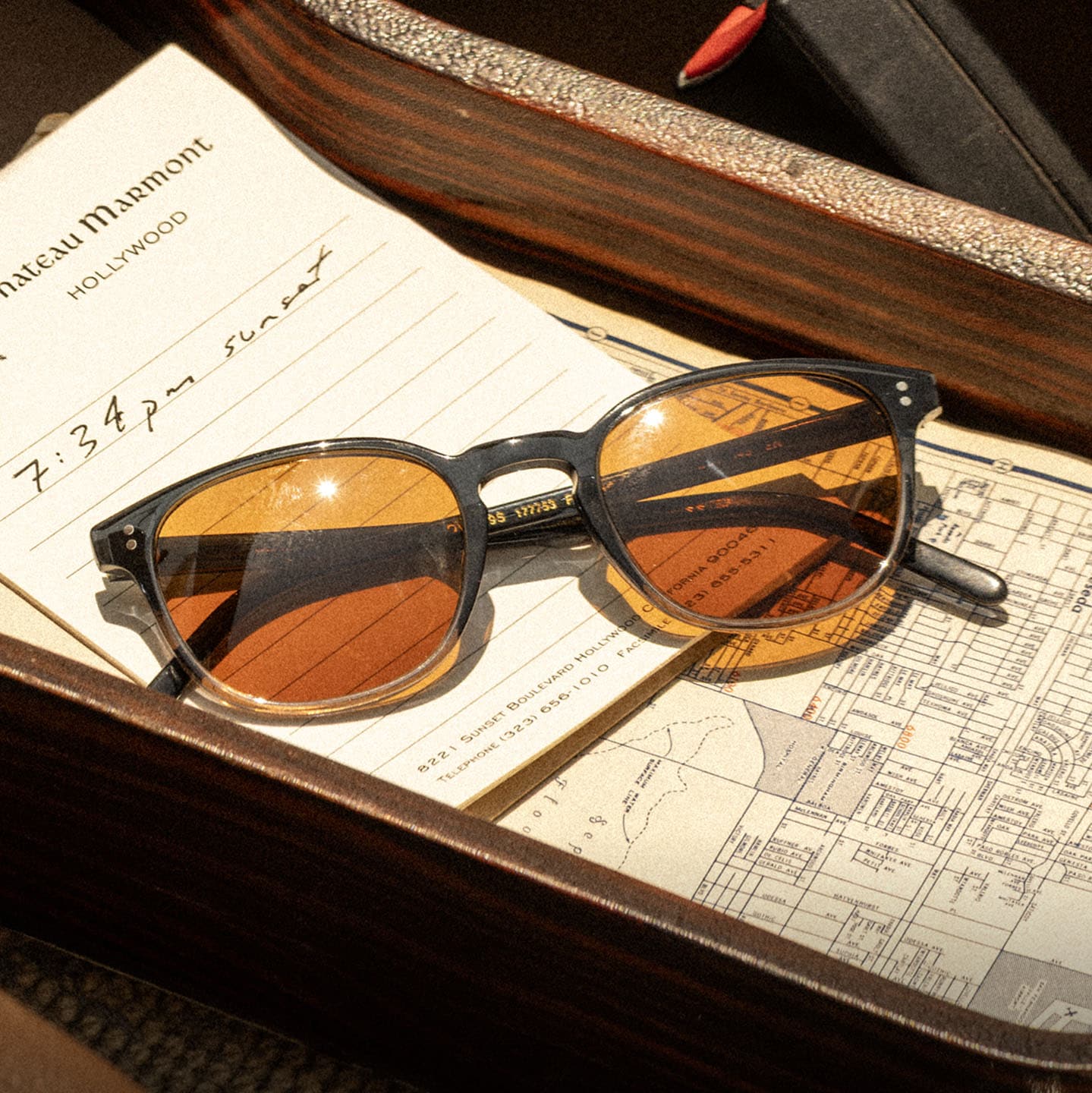 Fairmont Sun in Twilight Gradient + Cognac.