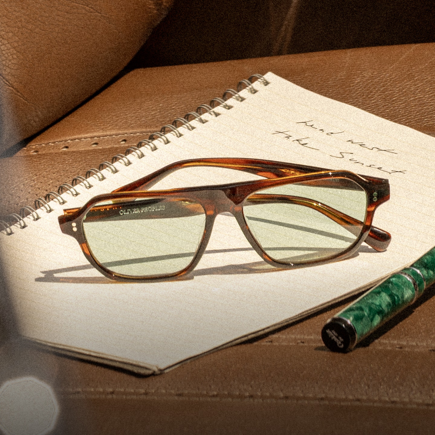 Remment in Morado Tortoise + Sea Mist.