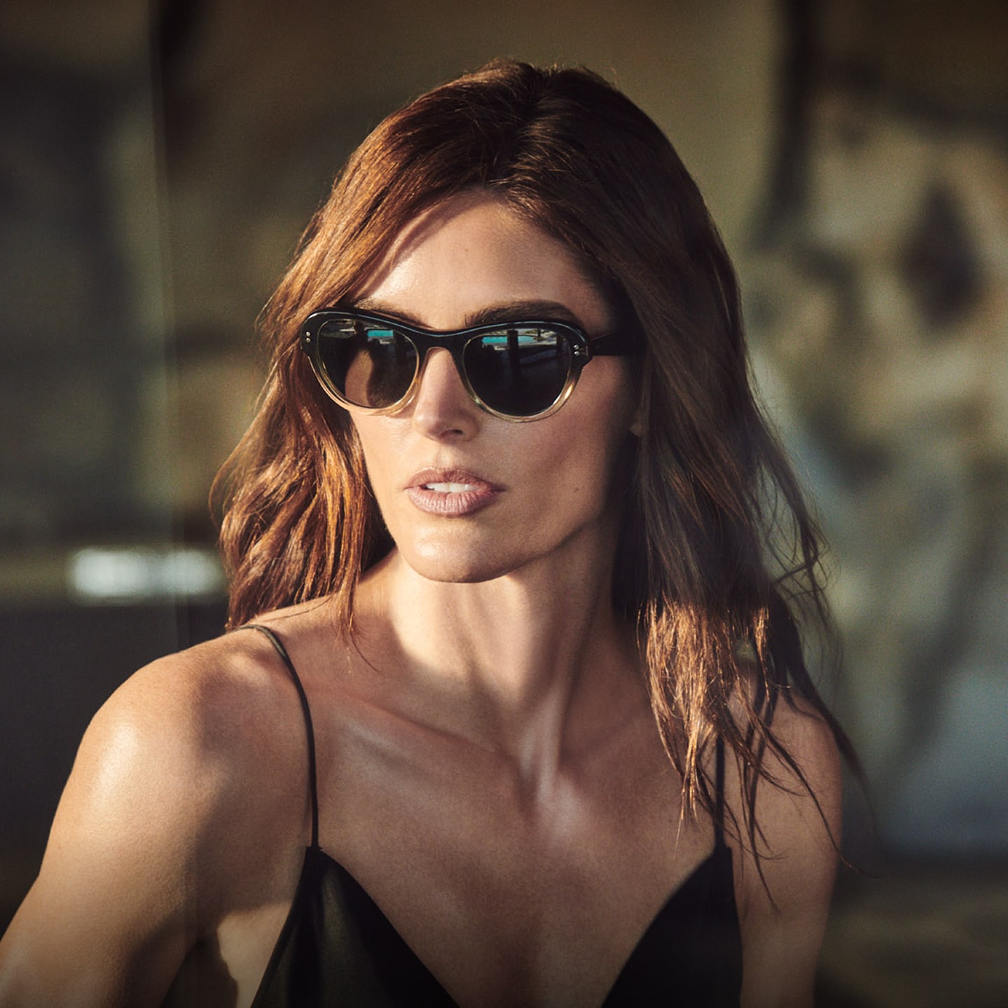 Encina in Kona Gradient and Carbon Grey Lenses.