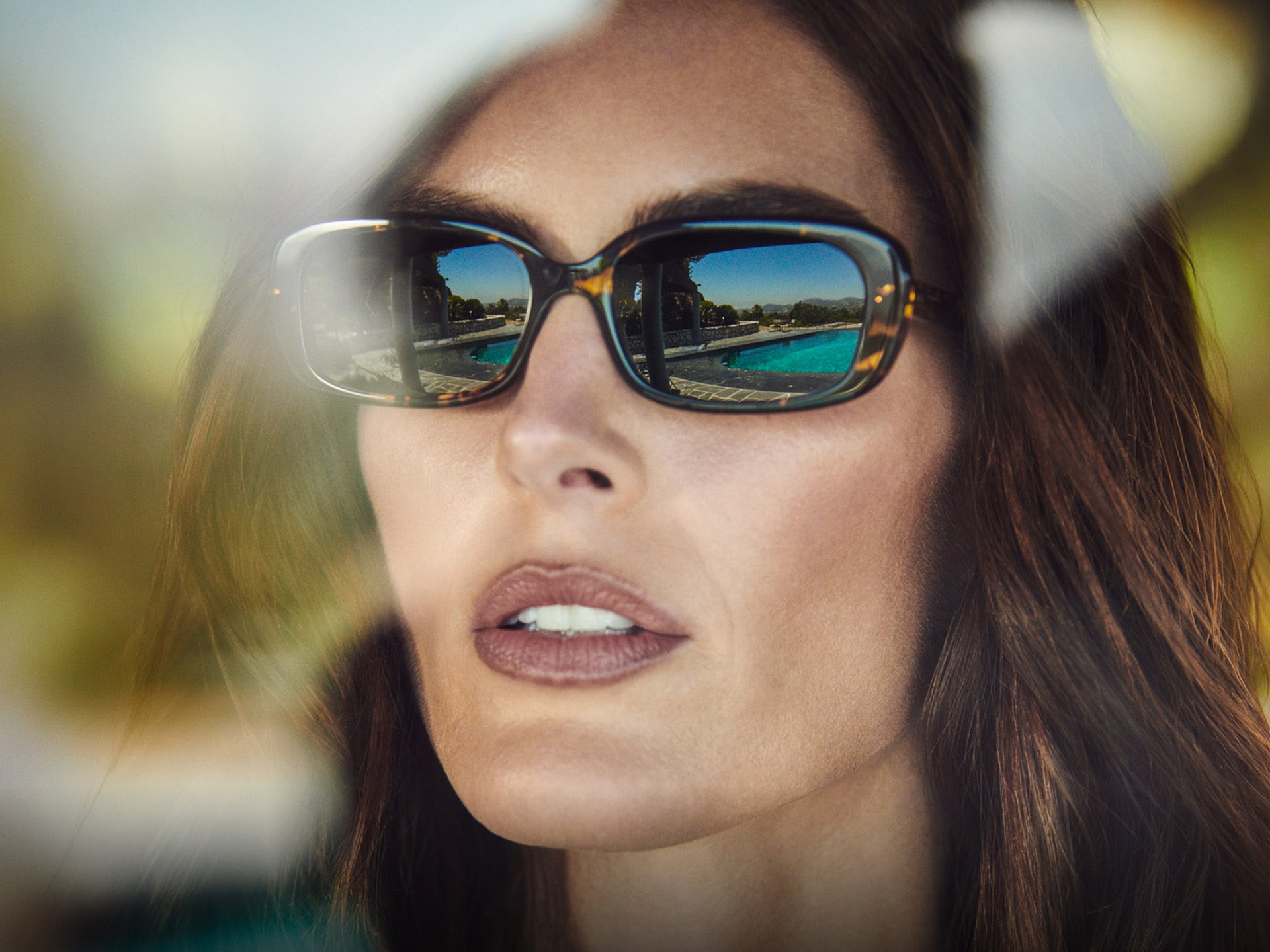 Poolside Reflection of Elietta in Tokyo Tortoise.