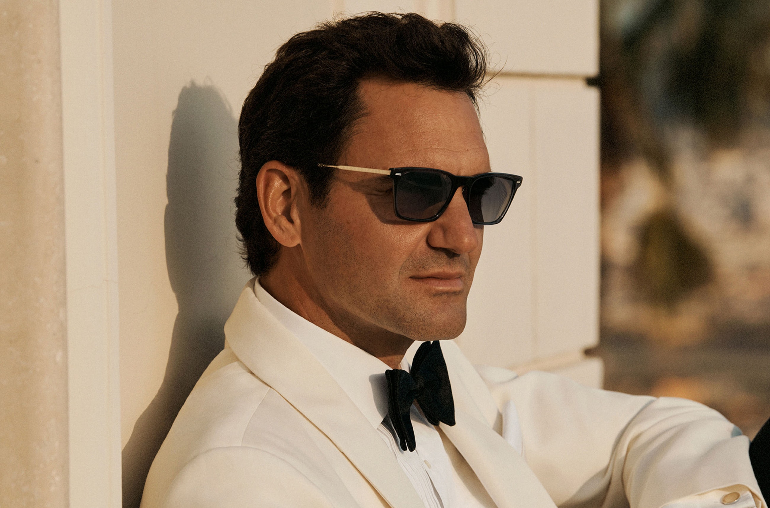 Stylish sunglasses worn by MR. Federer