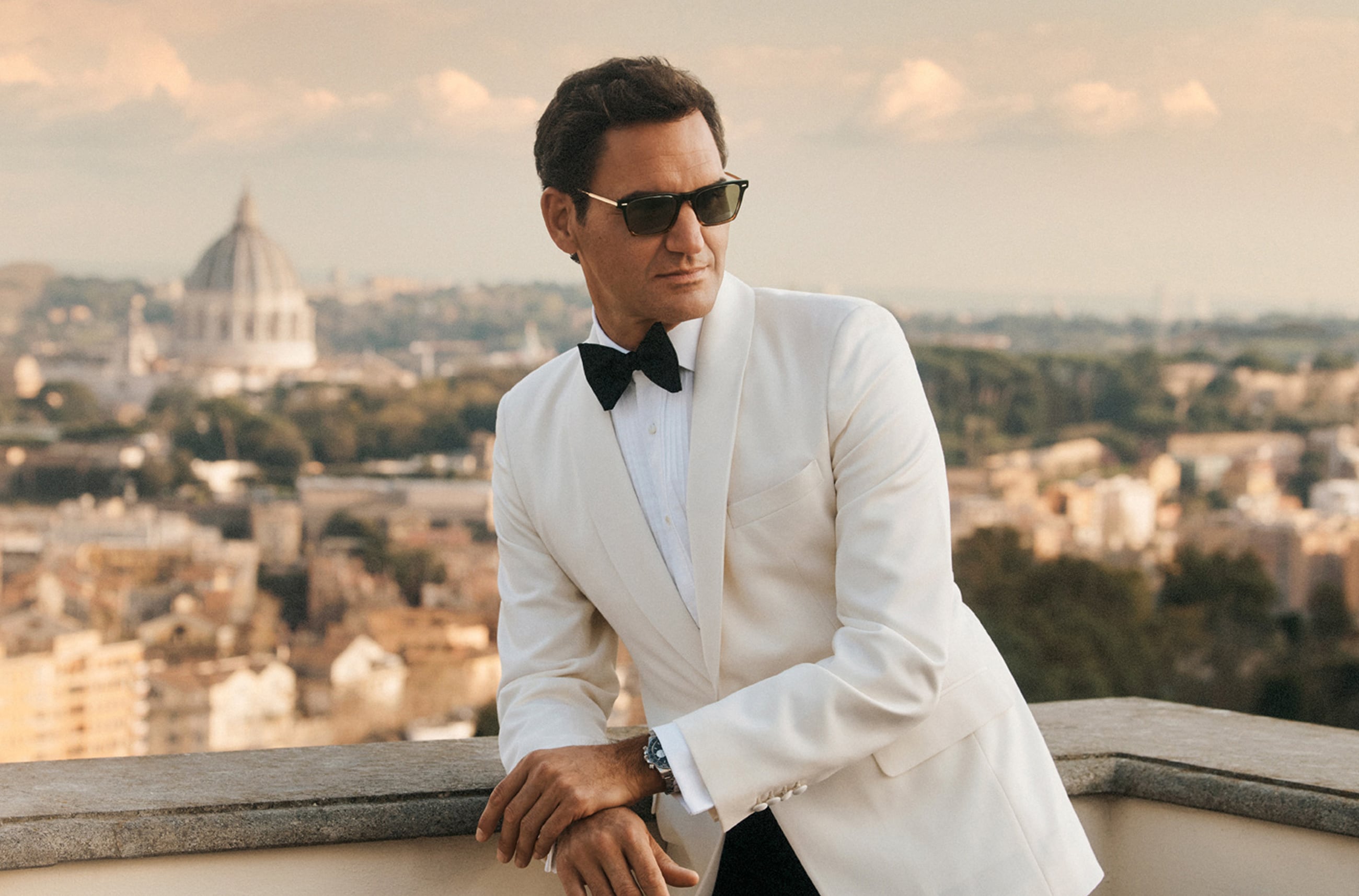 Stylish sunglasses worn by MR. Federer