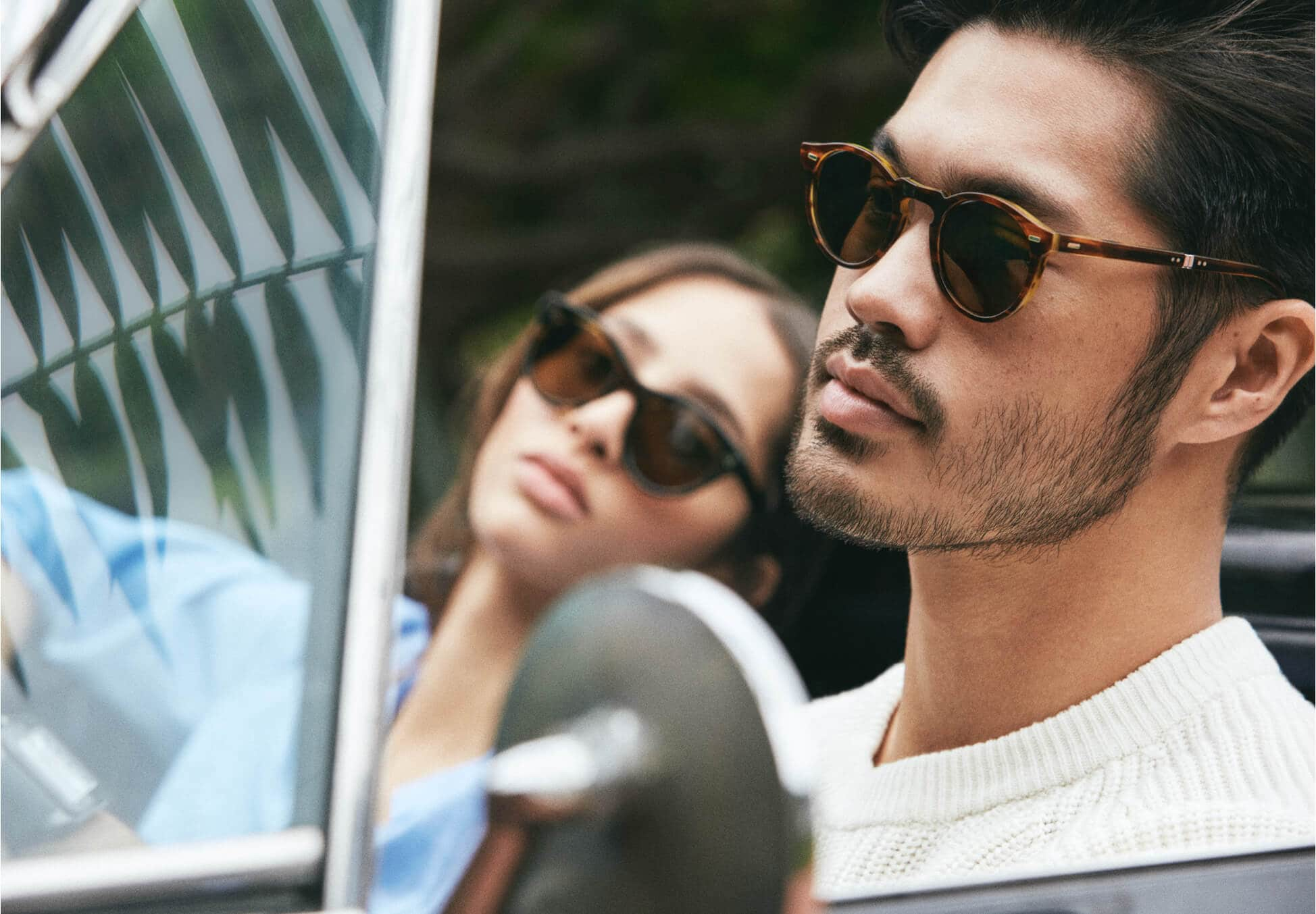 Oliver Gregory Peck 1962 Sunglasses in Semi-Matte Amber Tortoise