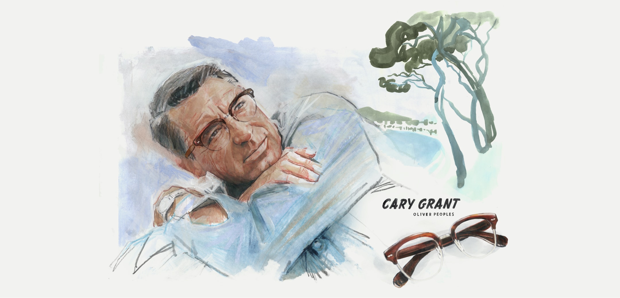 Oliver peoples cary grant hot sale optical