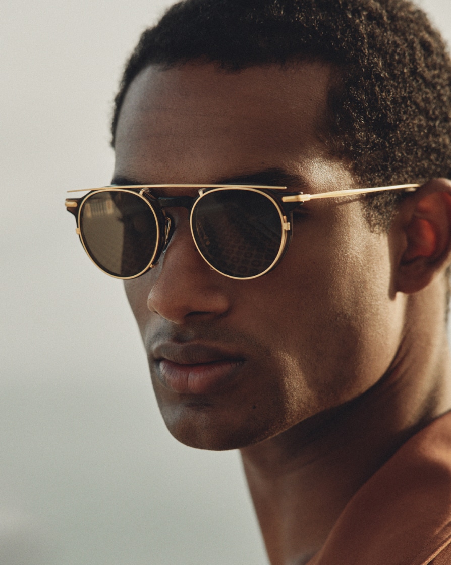 G.Ponti-1 is seen alongside in Tortoise Polished Brass with G-15 clip.