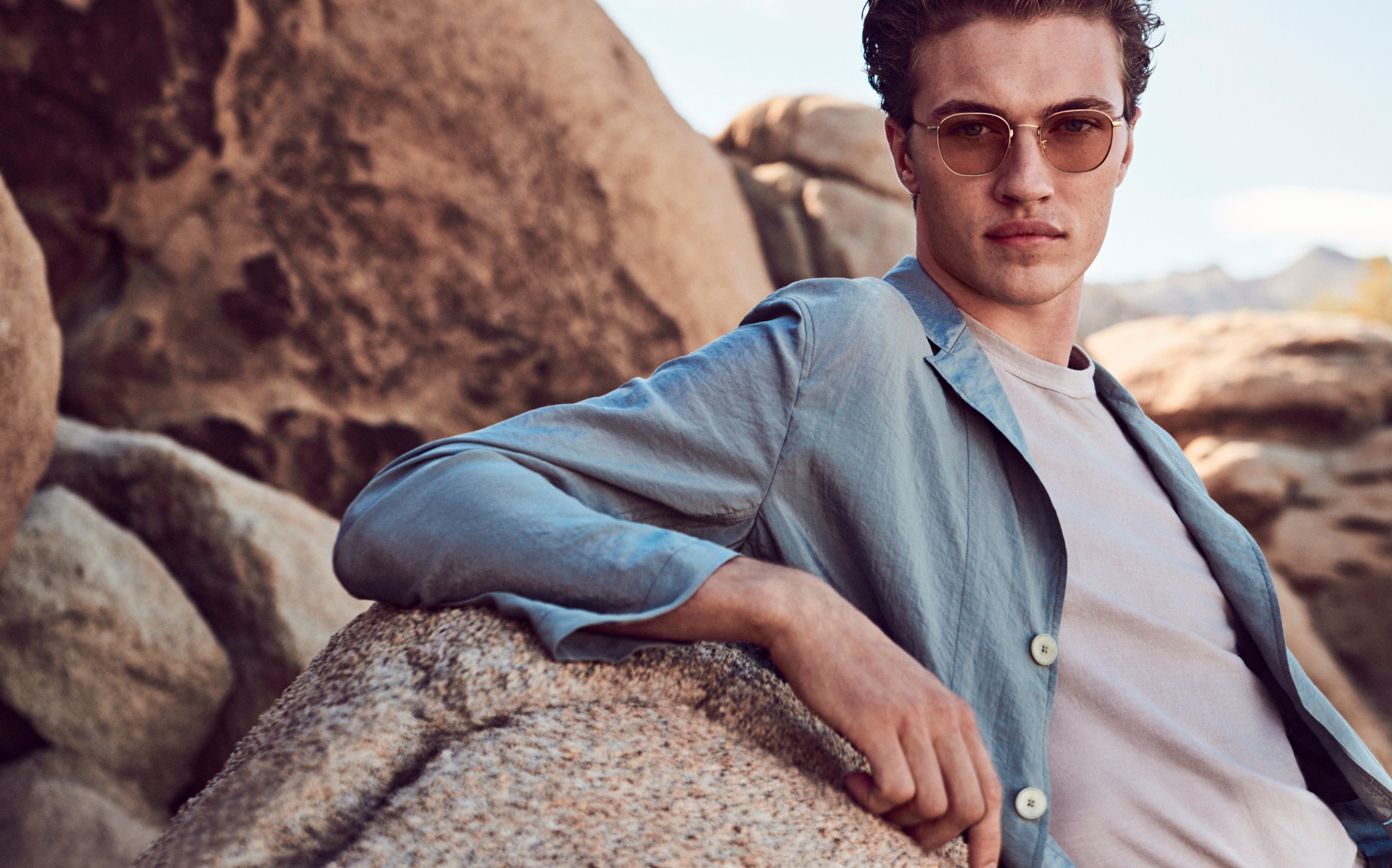 Known for its understated, clean design, Clyne is offered in lightly tinted and clear lenses.