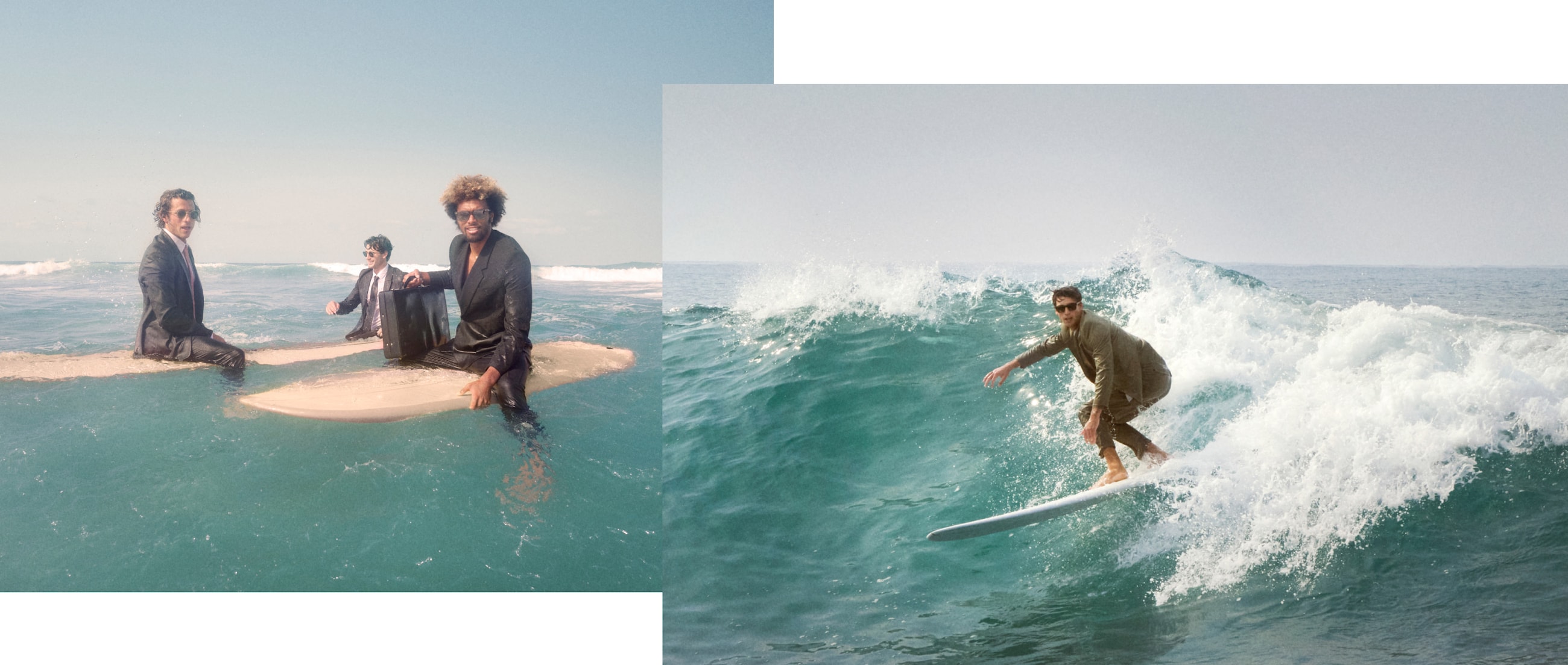 The day goes from office to ocean in OP-505 Sun, Adès, Casian and Oliver Sun.