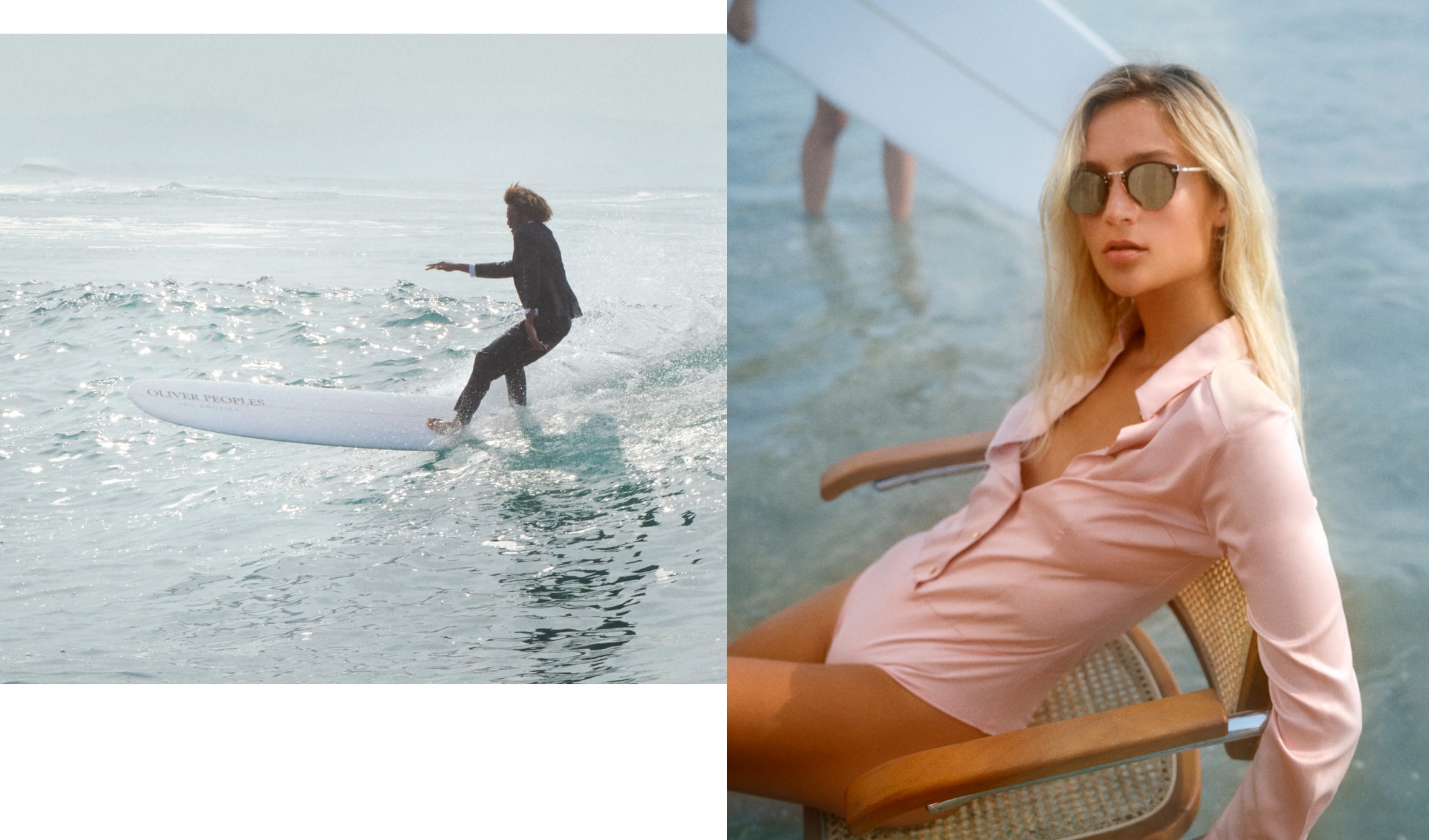 From waves to relaxed shores, OP-505 Sun is featured with Vintage Grey Fade-Silver.